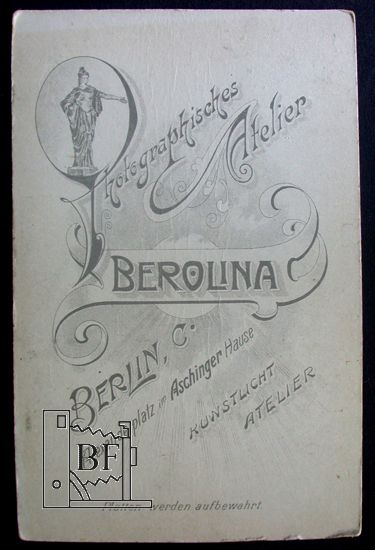 Atelier Berolina, um 1900, Privatslg